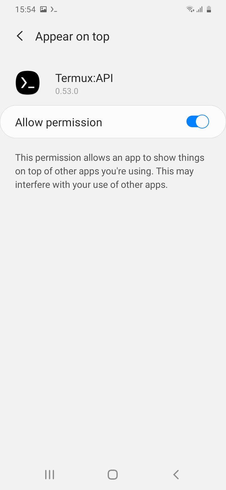 Accepteren in de instellingen